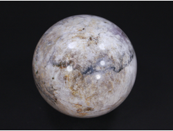 Шар Флюорит молочный, сиреневый, Монголия (91 мм, 1224 г) №18289