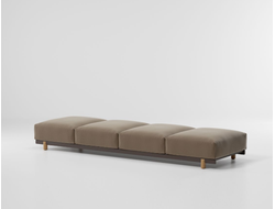 Банкетка Molo 4-seater ножки тик купить в Севастополе