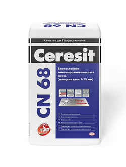 Церезит CN 68/25 смесь самовыравнивающаяся 1-15мм