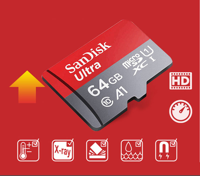 Карта памяти SanDisk micro SD 64 GB