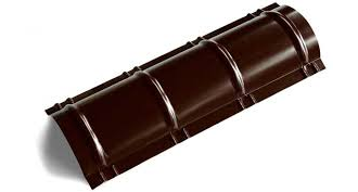 Планка конька круглого R110х2000 puretan