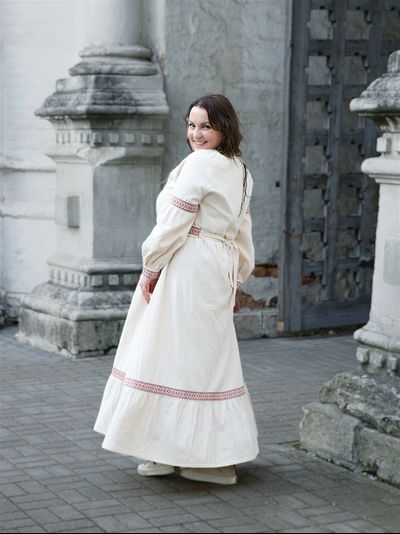 Платье &quot;Алёнушка&quot; с орнаментом