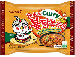 Лапша Samyang Hot Chicken flavor Ramen Curry со вкусом курицы карри 140 гр (40 шт)