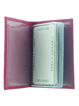 Кредитница QOPER Credit card holder fox pink