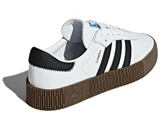 Adidas white sambarose discount