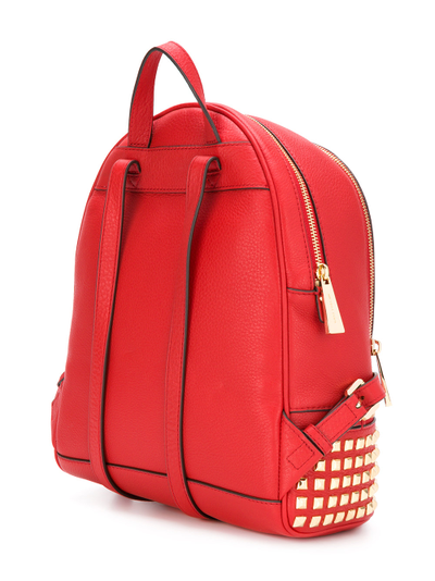 Рюкзак Michael Kors Rhea (красный с заклёпками)