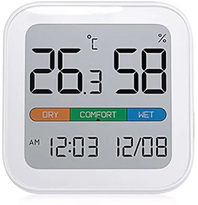 Метеостанция Xiaomi MIIIW Mute Thermometer And Hygrometer Clock S210 MW22S06