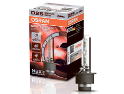 Ксеноновая лампа D2S OSRAM 66240XNL Xenarc Night Breaker Laser (+200% яркости), 35W, 1шт