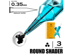 3 RSMT/0.35 - Round Shader Medium Taper - BIG WASP X
