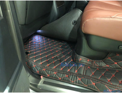 3D коврики в салон BMW X5 из экокожи