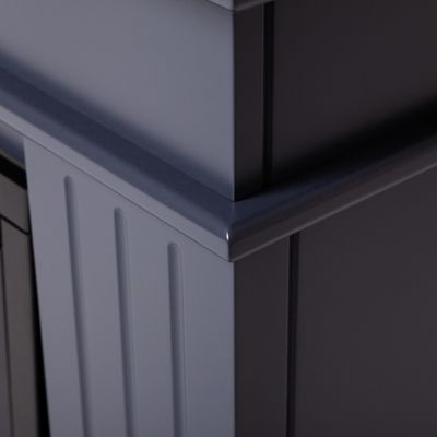 Линейный электрокамин Ontario GR с очагом Beverly 1000