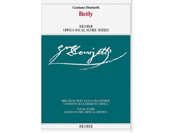 Donizetti, Gaetano Betly Klavierauszug (it), broschiert