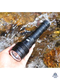 Фонарь подводный Yupard F2 P50-1850Lm-белый 22см #529, в боксе