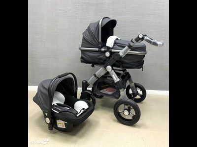 Детская коляска 3 в 1 Luxmom 600G Черный