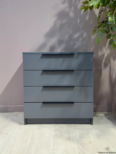 КМ 23 Комод Графит серый