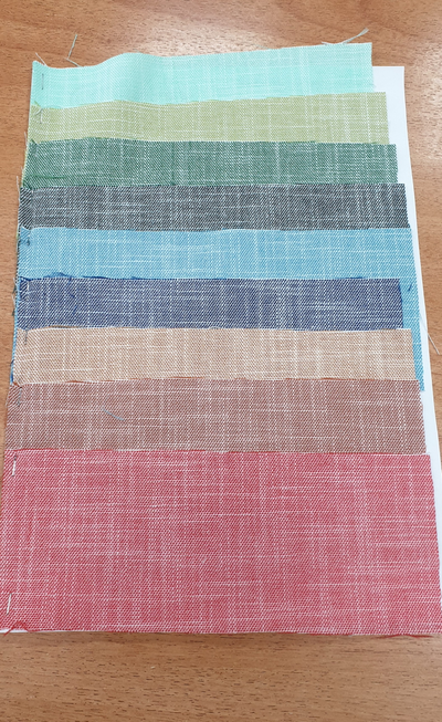 Лён  стрейч А 7777  Цвет 5 Красный