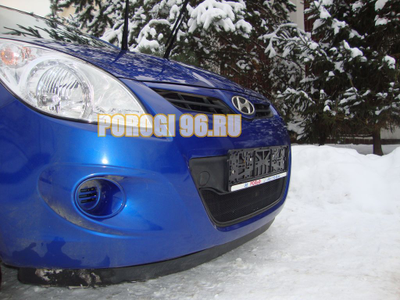 Защита радиатора Hyundai i20 2008-2012 black