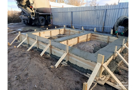 Строительство фундамента