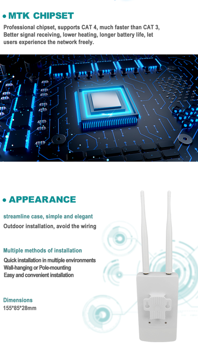 Уличный 4G/3G роутер для систем видеонаблюдения CPF905
