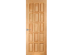 Фото: - деревянная двери из неокрашенной древесины ДГФ 9