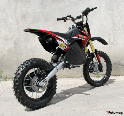 Электромотоцикл GreenCamel Питбайк DB500, 48V 1500W R14/R12 красный