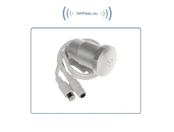 Dahua DH-HAP120-V. Вандалостойкий всепогодный конденсаторный микрофон для систем видеонаблюдения (-20 до +60 Гр. С)