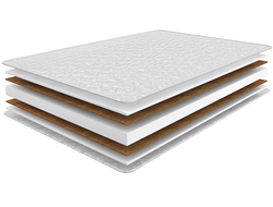 OrtoFoam 2см + Кокос 1см + Моноблок OrtoFoam 10см + Кокос 1см + OrtoFoam 2см