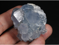 Целестин голубой, друза кристаллов, Мадагаскар (44*51*45 мм, 128 г) №36267