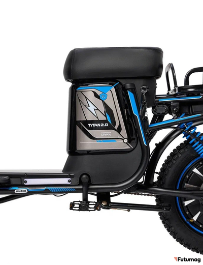 Электровелосипед Minako Titan 2.0 60V30AH синий