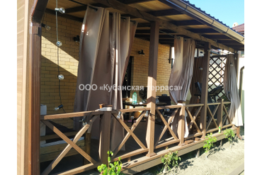 Терраса и ограждения ДПК