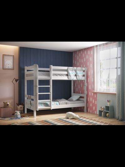 Двухъярусная кровать "Соня" с прямой лестницей Вариант 9 фото