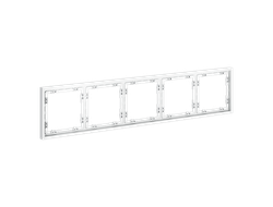 VLS100502 Рамка пятерная, белый матовый-1