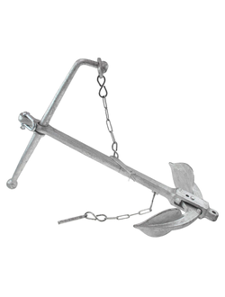 Якорь адмиралтейский складной Мореман, 10 кг.