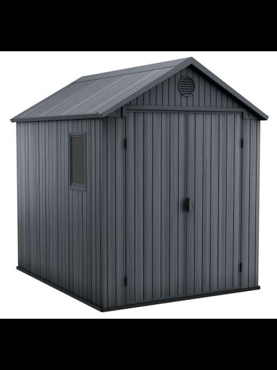 Сарай "Дарвин 6х8" (размеры 183 х 244 см), серый