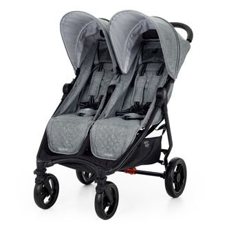 Коляска прогулочная для двойни Valco Baby Slim Twin Grey Marle