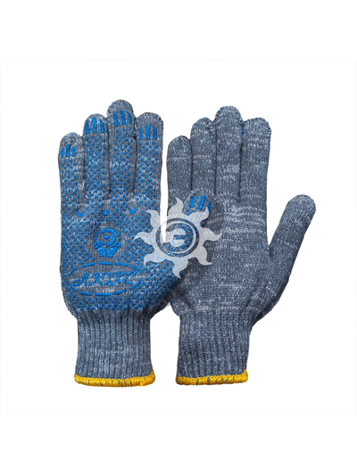 Перчатки с ПВХ 6-ти нитка серая ручной оверлок (10/200 пар упаковка) (копия)