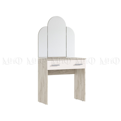 Бася Трельяж (кашемир, дуб крафт серый) МИФ, Ш800хВ1625хГ446