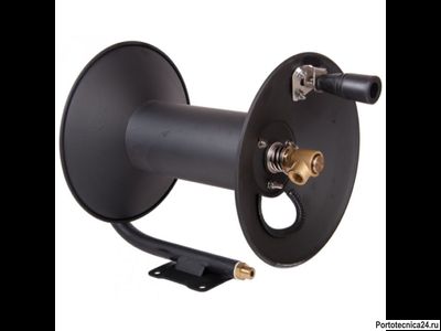 Катушка для шланга высокого давления, окрашенная сталь, вместимость 3/8 50m, 275bar, 3/8внеш-3/8внут