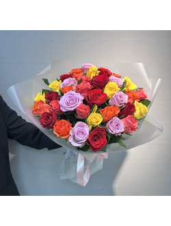 Букет из кенийских роз 35