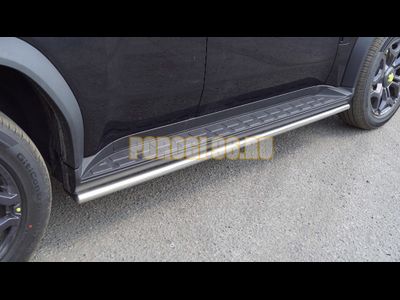 Защита порогов 42,4 мм ТСС для Jetour T2 2024-