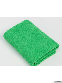 Полотенце махровое, 50×90 см, хлопок 100%, зелёное