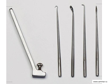 Набор инструментов для проведения малых ушных операций по Гартману