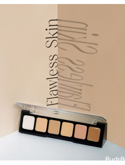 Golden Rose Палетка для коррекции лица CORRECT&CONCEAL CONCEALER CREAM PALETTE тон 01 Light to medium