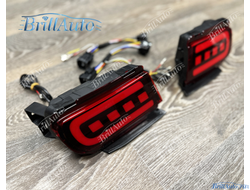 Противотуманки Toyota Land Cruiser Prado 150 LED красные (3 режима)