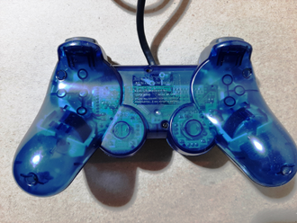 №009 "Ocean Blue" Оригинальный SONY Контроллер для PlayStation 2 PS2 DualShock 2