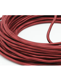 Провод декоративный ПДК 3х2,5 Гранатовый шёлк