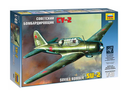 Сборная модель: (Звезда 4805) Советский бомбардировщик Су-2