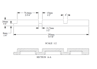 Декоративная панель W116 BAR XL