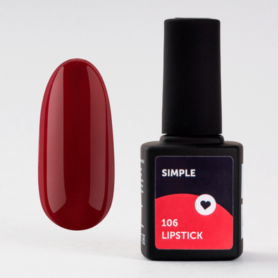 Гель-лак MiLK Simple 106 Lipstick 9 мл