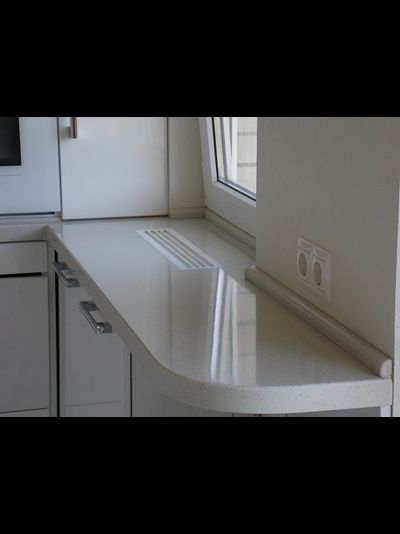 Подоконники и столешницы из жидкого камня